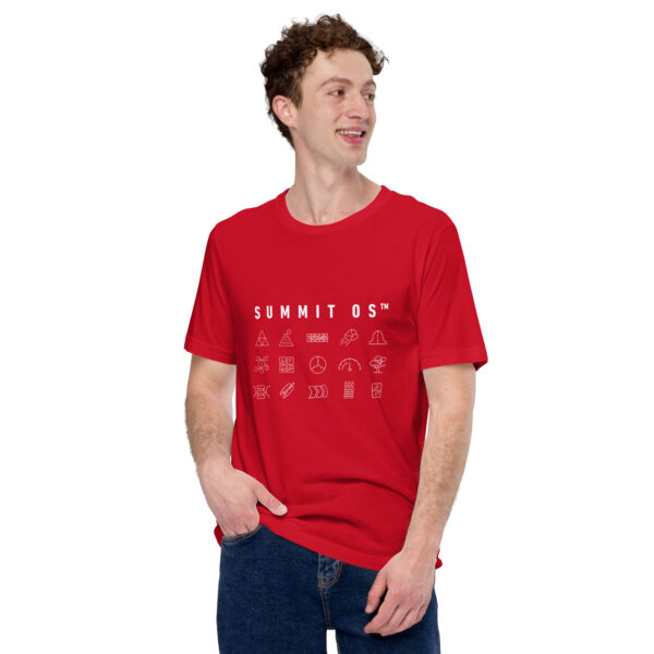 SUMMIT OS™ Unisex t-shirt - Red