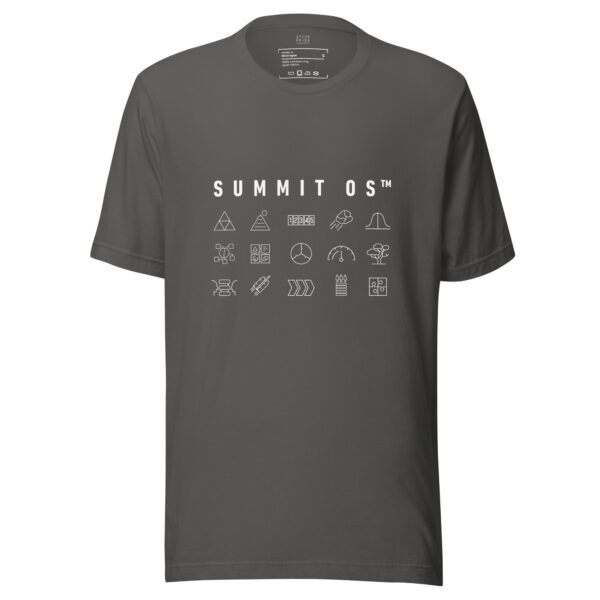 SUMMIT OS™ Unisex t-shirt - Grey